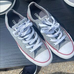 Converse Gray Low-Top Sneakers